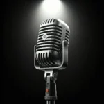میکروفون کلاسیک زیر نور، کافه ترانه، آهنگ جدید، موزیک ویدئو