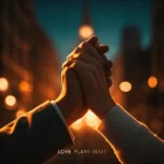 دو دست در هم گره خورده در نور شب، کافه ترانه، آهنگ عاشقانه